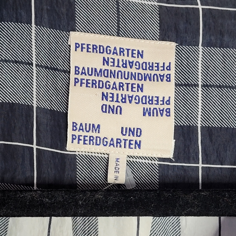 Avagail Black Cream Check Dress - Picture 6 of 8
